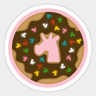 Donut Unicorn Sprinkles Sticker